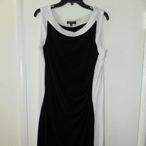 Glamour Strech Black & White Dress 20W